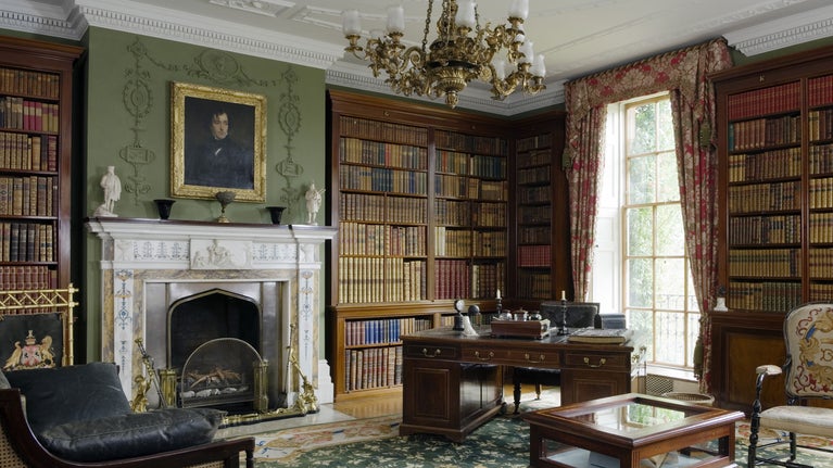 The Library at Hughenden Manor, Buckinghamshire